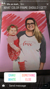 Leah McNally Instagram account @life.as.leah_ with a personalized poster from Pink Poster