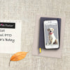 Digital pop art of labrador puppy on iPhone