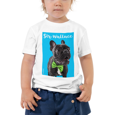 kid t-shirt with French Bulldog on it